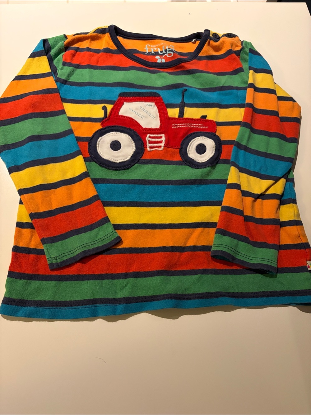 (2/$25) Frugi tractor shirt